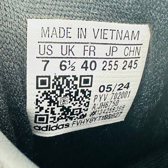 Adidas Unisex Youth Kids Samoa J Sneakrs Core Black Triple Black JH6750 Size 7Y - Picture 11 of 12